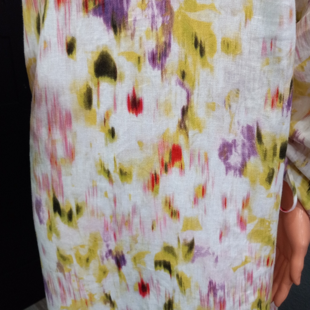 Future Collective Gabriella Karefa-Johnson Floral One Shoulder Midi Dress - Picture 8 of 12